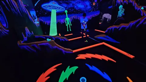 UFO and alien themed hole at Imagine 3D Mini Golf Sedona